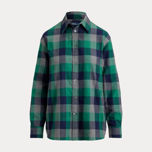 Chemise ample en sergé de coton écossais - Polo Ralph Lauren - Modalova