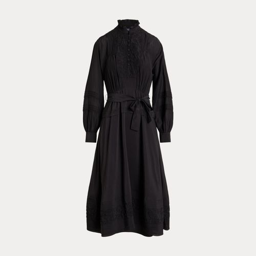 Robe en voile brodée à plastron - Polo Ralph Lauren - Modalova