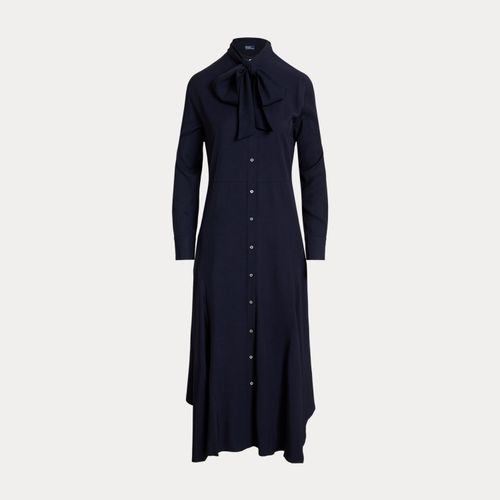 Robe-chemise lavallière en sergé - Polo Ralph Lauren - Modalova