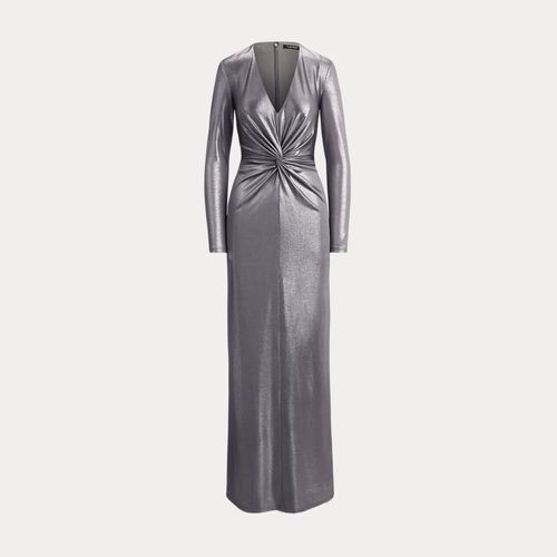 Robe torsadée jersey stretch métallisé - Lauren - Modalova