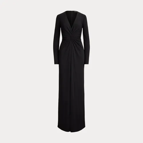 Robe de soirée croisée en jersey stretch - Lauren - Modalova