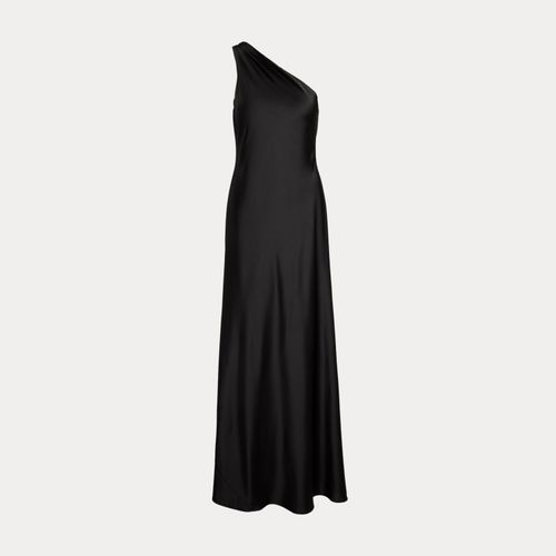 Robe asymétrique en charmeuse de satin - Lauren - Modalova