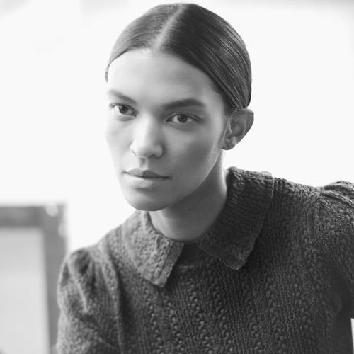Pull torsadé en pointelle de coton - RRL - Modalova