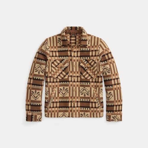 Surchemise en jacquard à motifs blocs - RRL - Modalova