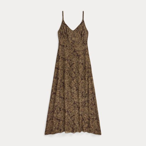Robe georgette de soie motif cachemire - RRL - Modalova