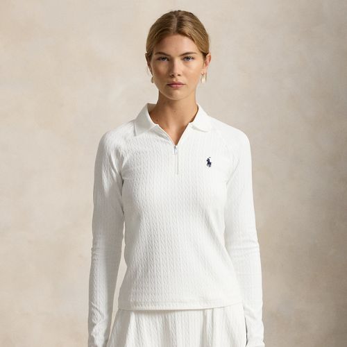 Polo demi-zippé torsadé manches longues - RLX - Modalova