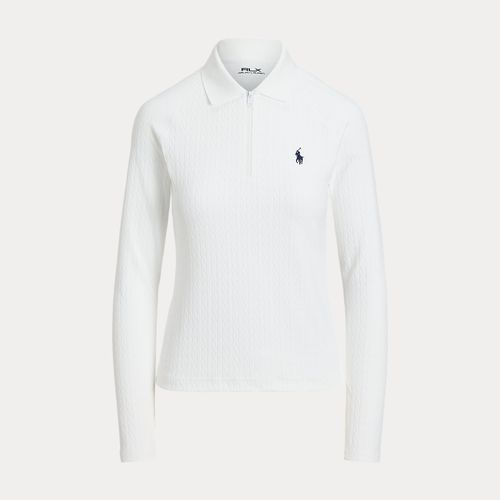Polo demi-zippé torsadé manches longues - RLX - Modalova