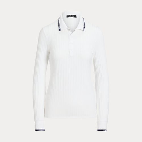 Polo côtelé à manches longues Slim Fit - RLX - Modalova