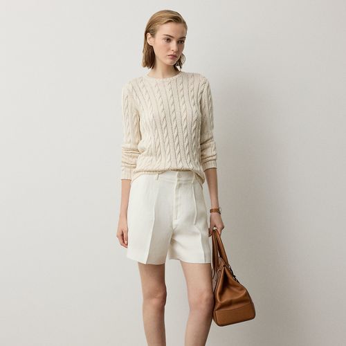 Short Tracy plissé en lin - Collection - Modalova