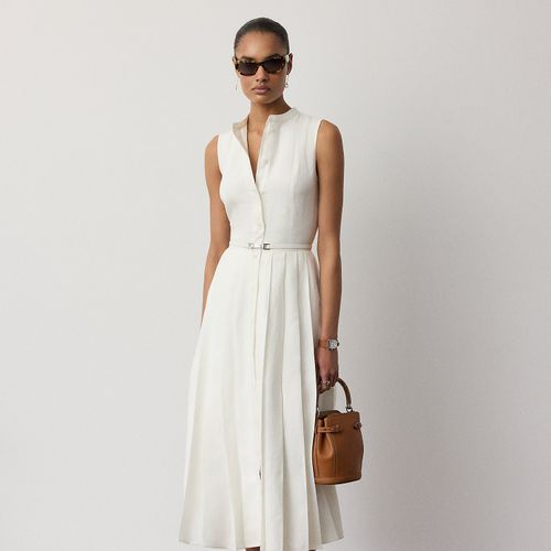 Robe Kennedi sans manches en lin - Collection - Modalova