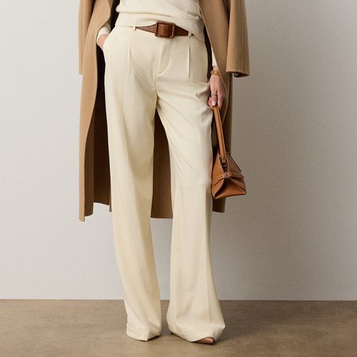 Pantalon Acklie en gabardine de laine - Collection - Modalova