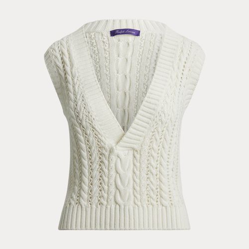 Pull débardeur en coton et soie torsadé - Collection - Modalova