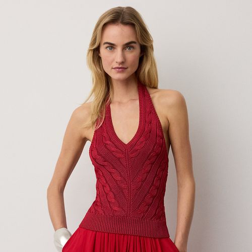 Pull dos nu torsadé en soie - Collection - Modalova