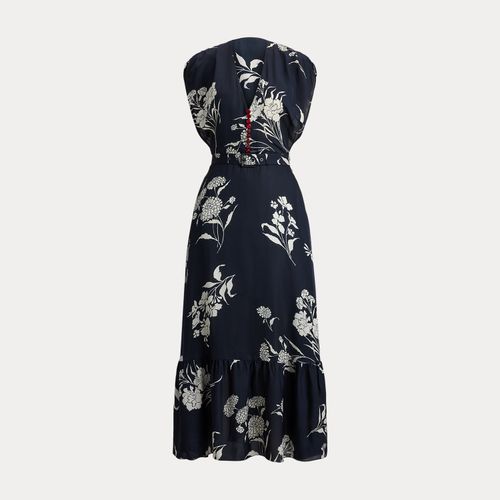 Robe Damian fleurie en satin - Collection - Modalova