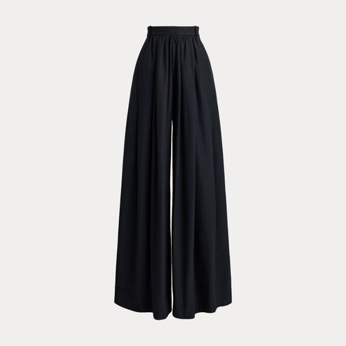 Pantalon large Vannesa en popeline - Collection - Modalova