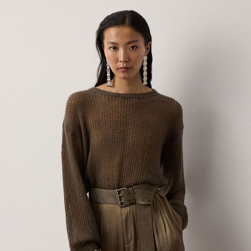 Pull encolure bateau en cachemire bouclé - Collection - Modalova