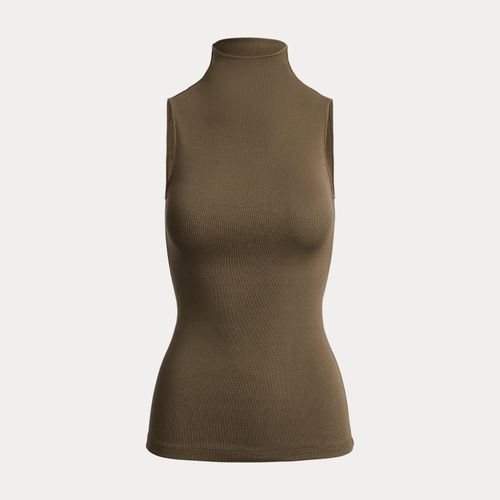 Haut Naomie côtelé en soie stretch - Collection - Modalova