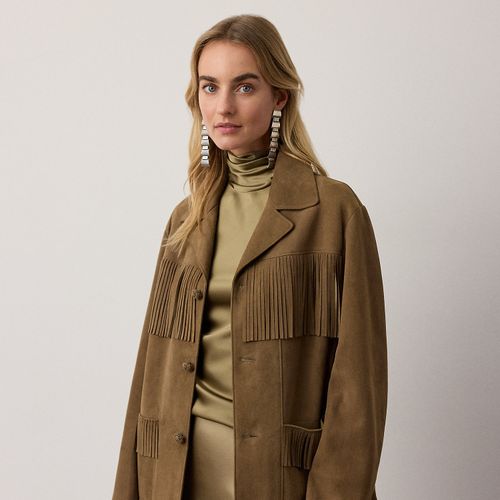 Veste Perce frangée en daim d’agneau - Collection - Modalova