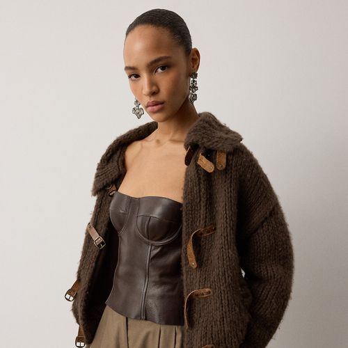 Veste-pull d'aviateur en cachemire - Collection - Modalova