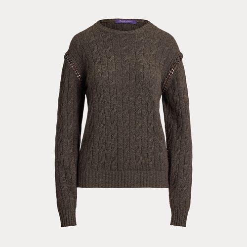 Pull torsadé cachemire bordure chaîne - Collection - Modalova