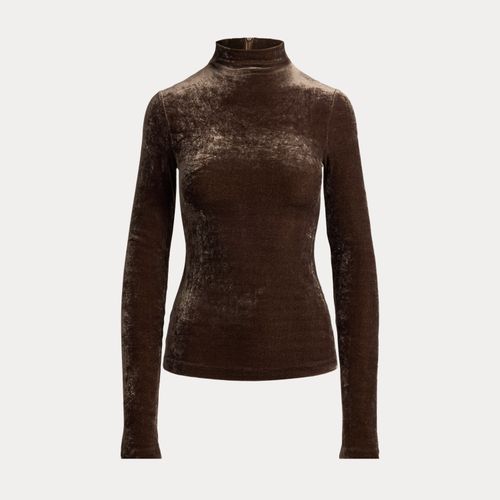 Haut Ilene à col cheminée en velours - Collection - Modalova