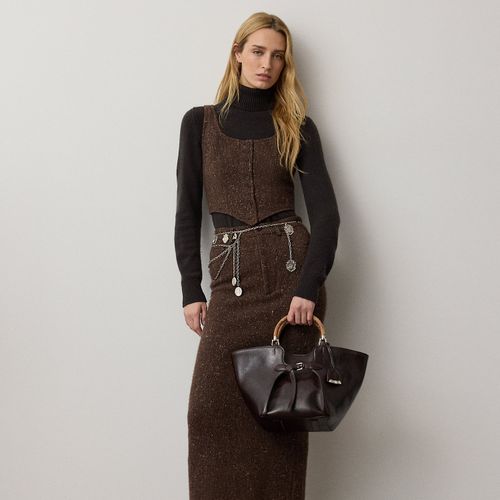 Jupe Fontaine tweed du Donegal et laine - Collection - Modalova