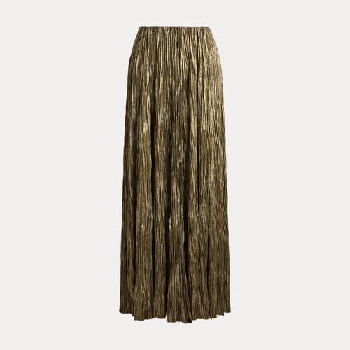 Maxi jupe Luciana satin gratté métallisé - Collection - Modalova