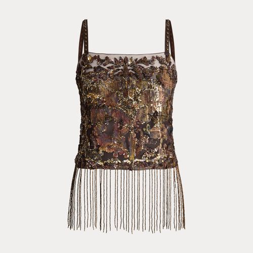 Haut Sonara décoré à bordure frangée - Collection - Modalova