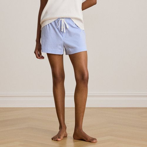 Short de pyjama en jersey de coton rayé - Lauren - Modalova