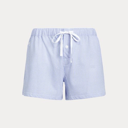Short de pyjama en jersey de coton rayé - Lauren - Modalova