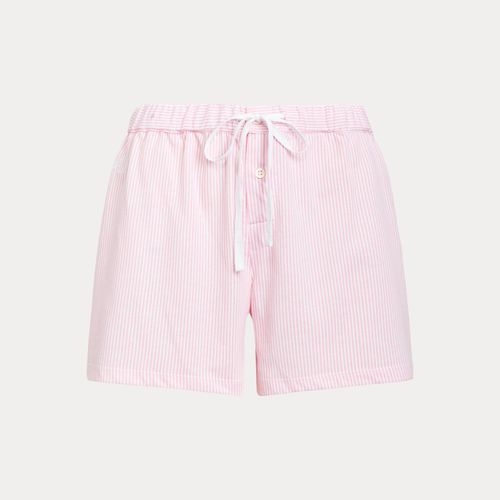 Short de pyjama en jersey de coton rayé - Lauren - Modalova