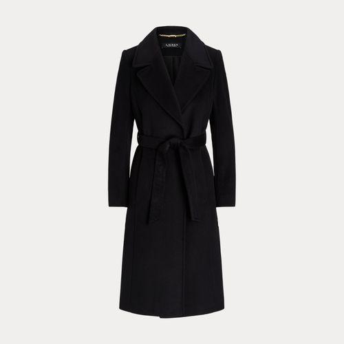 Manteau ceinturé en laine mélangée - Lauren - Modalova