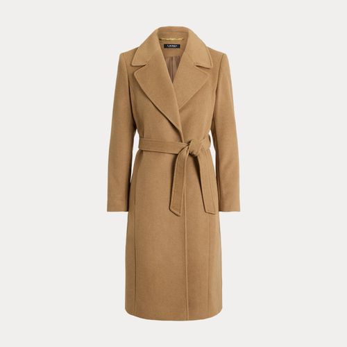Manteau ceinturé en laine mélangée - Lauren - Modalova