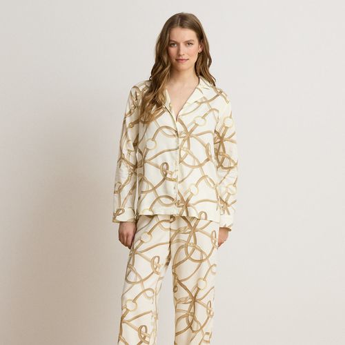 Pyjama en satinette à motif brides - Lauren - Modalova