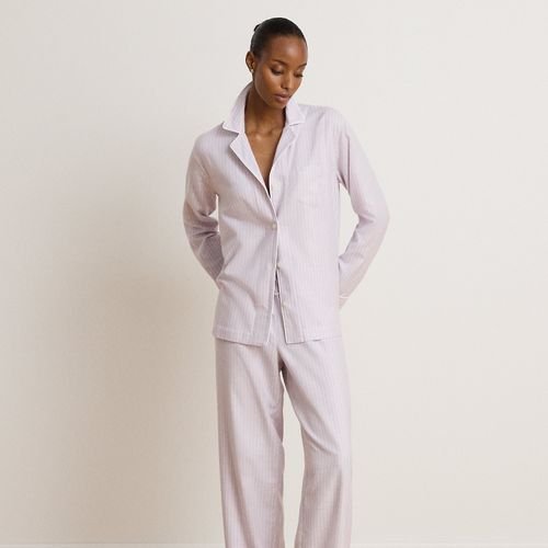 Pyjama rayé en sergé gratté - Lauren - Modalova