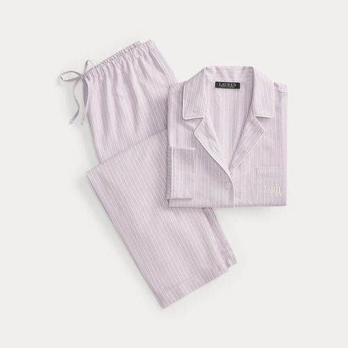 Pyjama rayé en sergé gratté - Lauren - Modalova