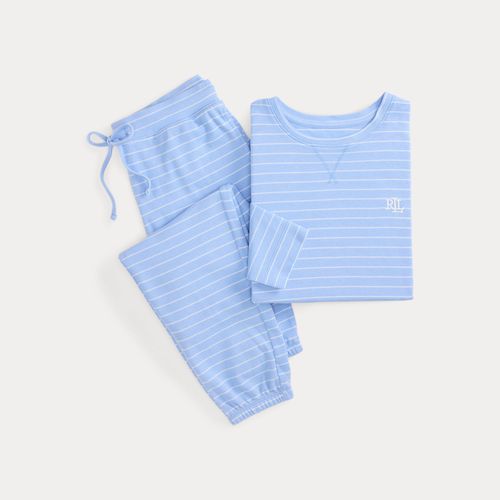 Pyjama jogger en interlock rayé - Lauren - Modalova