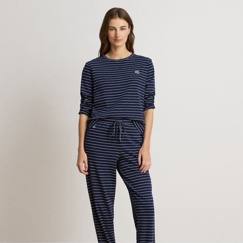 Pyjama jogger en interlock rayé - Lauren - Modalova