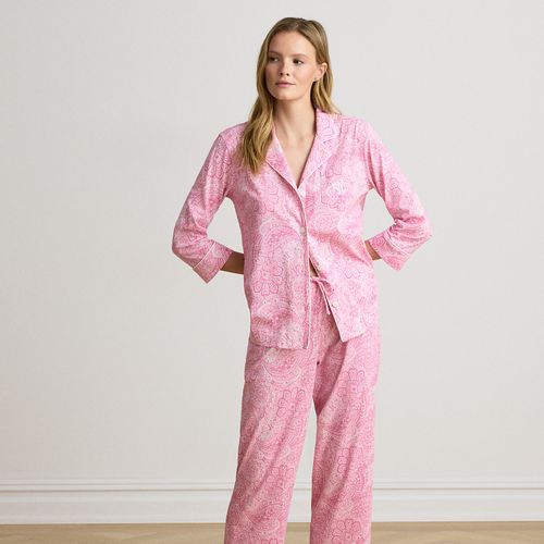 Pyjama capri à motif cachemire - Lauren - Modalova