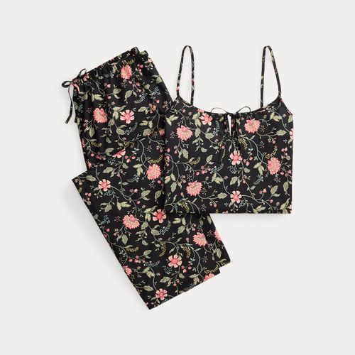 Pyjama caraco en linon fleuri - Lauren - Modalova