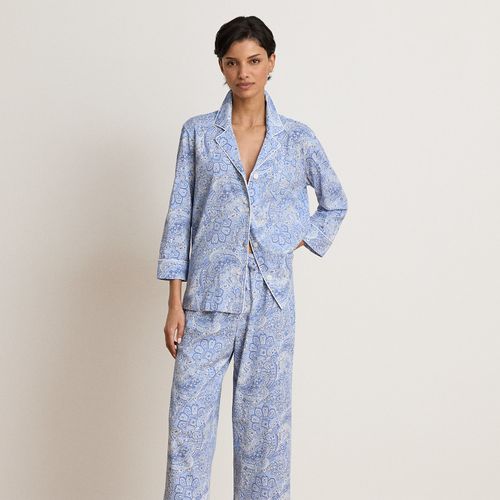 Pyjama capri à motif cachemire - Lauren - Modalova