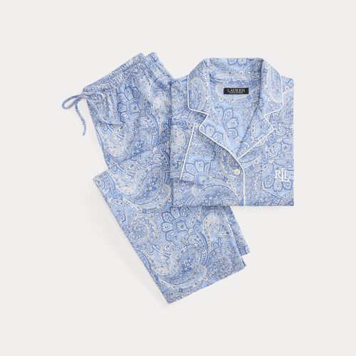 Pyjama capri à motif cachemire - Lauren - Modalova