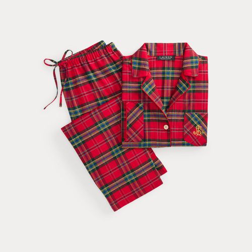 Pyjama écossais en sergé gratté - Lauren - Modalova
