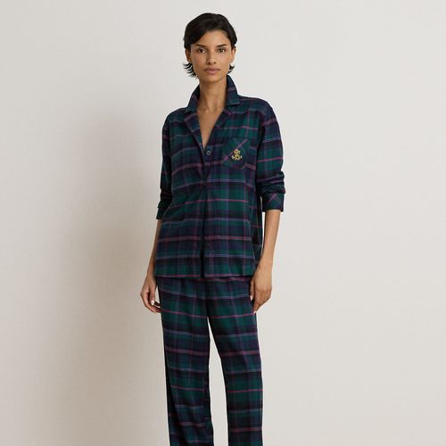 Pyjama écossais en sergé gratté - Lauren - Modalova