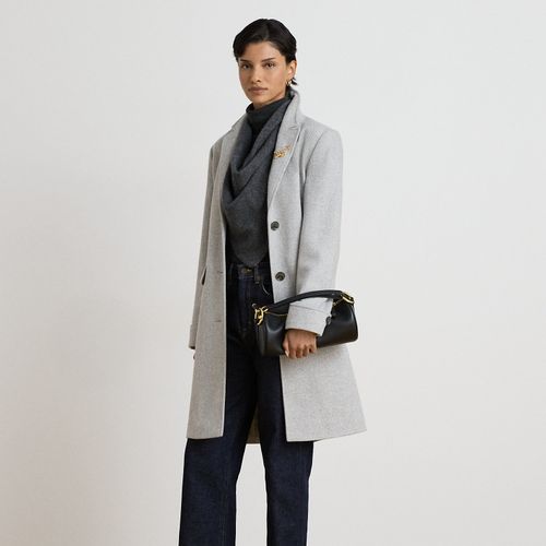 Manteau en tissu à chevrons - Lauren - Modalova