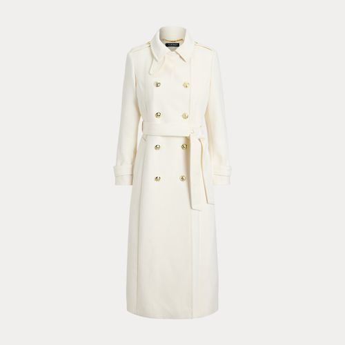 Manteau croisé ceinturé à col entonnoir - Lauren - Modalova