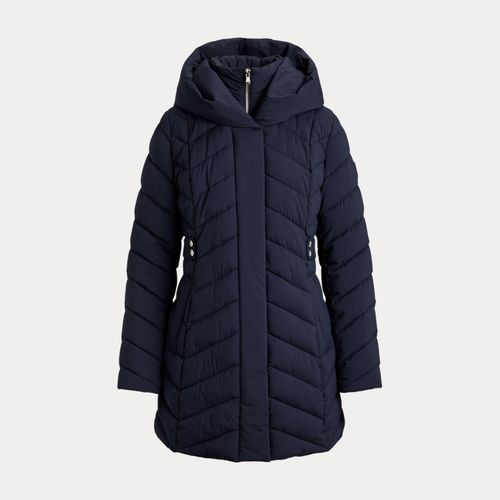 Veste à capuche matelassée col entonnoir - Lauren - Modalova