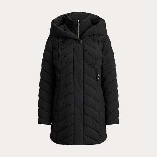 Veste à capuche matelassée col entonnoir - Lauren - Modalova