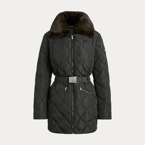 Doudoune bordure fausse fourrure - Lauren - Modalova