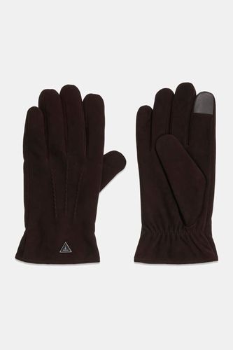 Gants En Cuir Véritable - Guess - Modalova